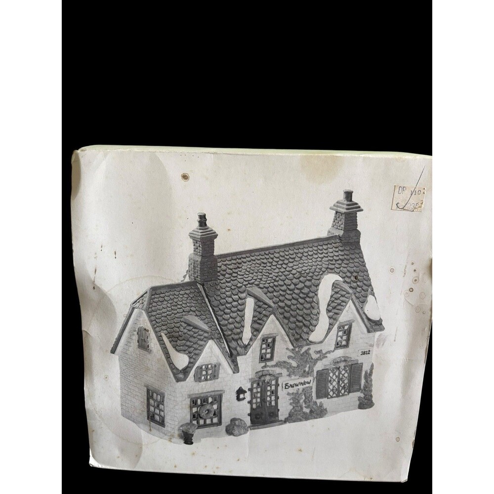 Dept 56 Brownlow House 1990 Dickens Village Series Heritage Collection W/Box - Picture 14 of 16